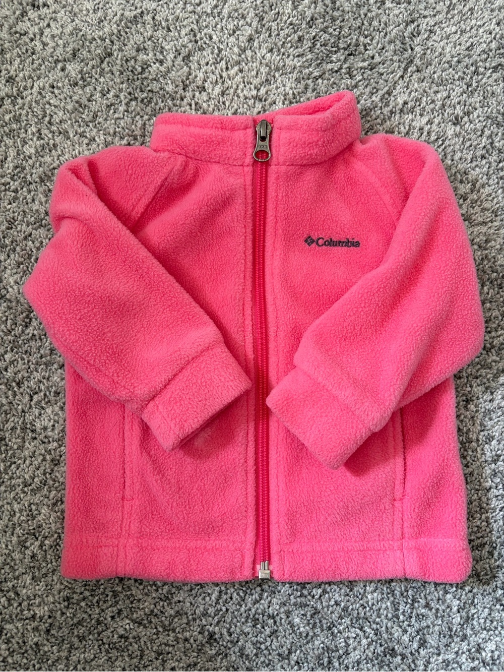 Columbia Kids Pink Full-Zip Fleece Jacket